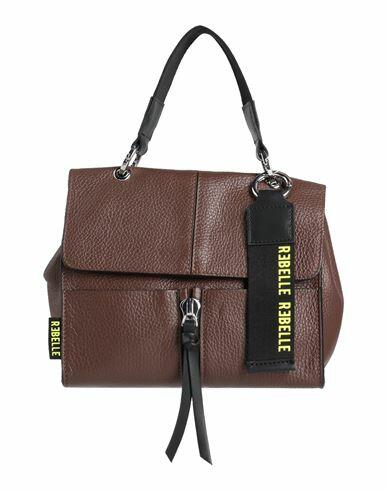 Rǝbelle Woman Handbag Dark brown Cow leather Cover