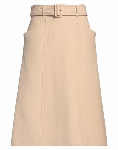 Chloé Woman Midi skirt Camel Virgin Wool Cover