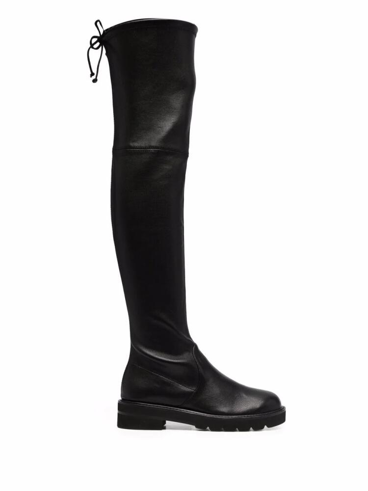 Stuart Weitzman Lowland thigh-high 40mm boots - Black Cover