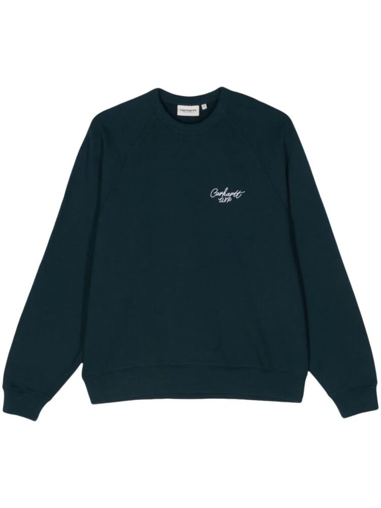 Carhartt WIP Signature sweatshirt - Blue Cover