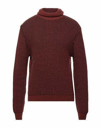 Gazzarrini Man Turtleneck Brick red Acrylic, Wool Cover