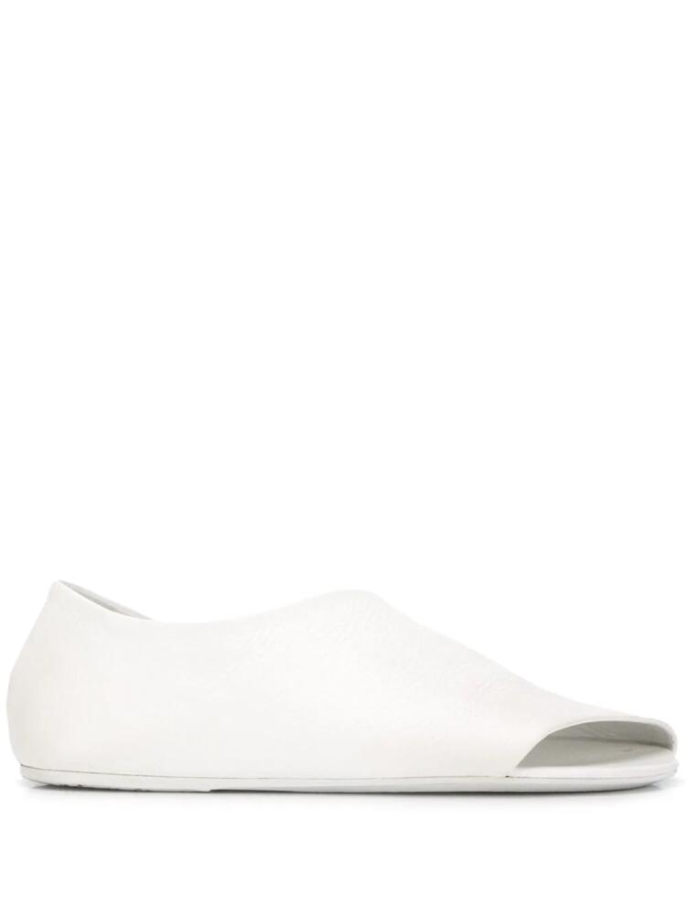 Marsèll open toe wrap over loafers - White Cover