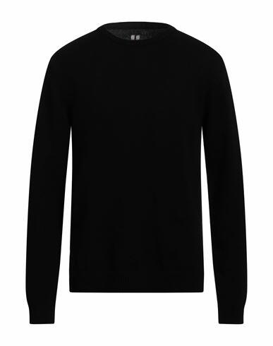 Rick Owens Man Sweater Black Cashmere, Wool Cover