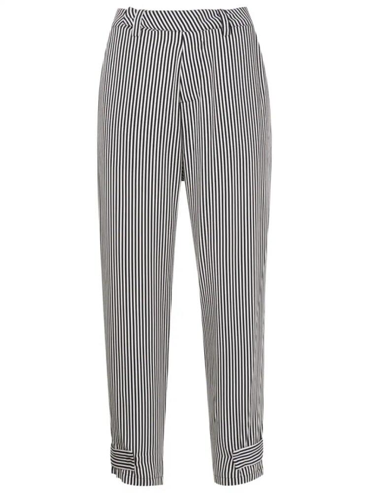 Uma | Raquel Davidowicz vertical-stripe tapered trousers - Neutrals Cover