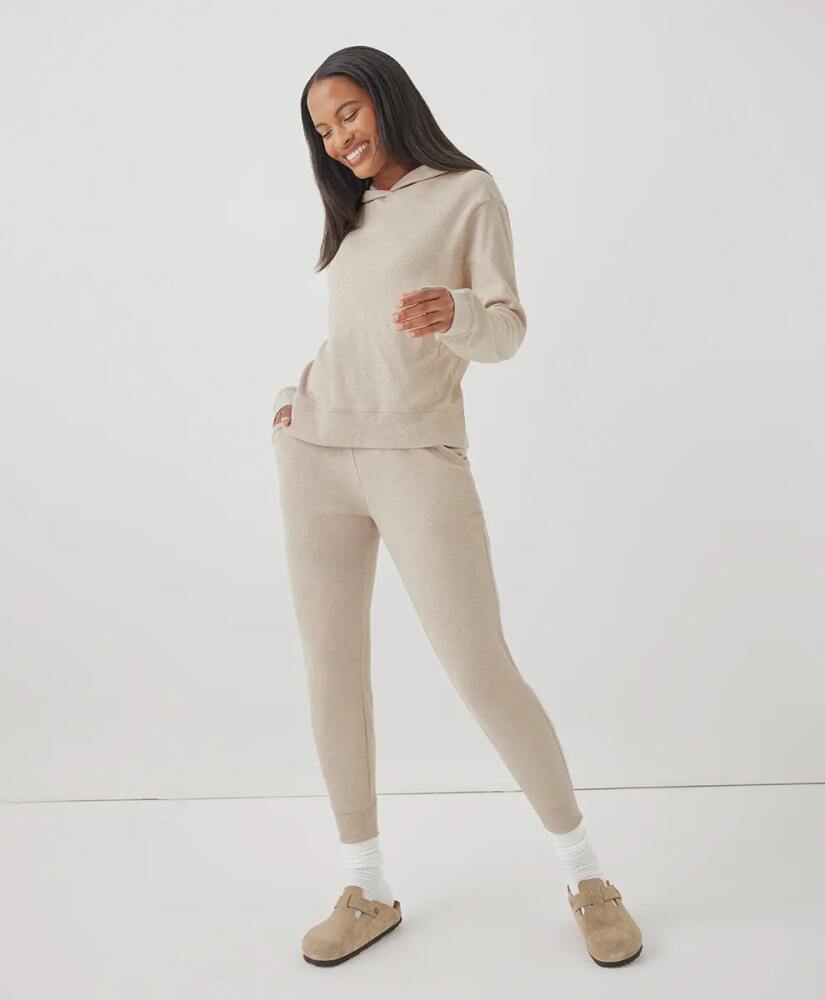 Pact Organic Cotton Airplane Jogger in Wheat Heather Cover