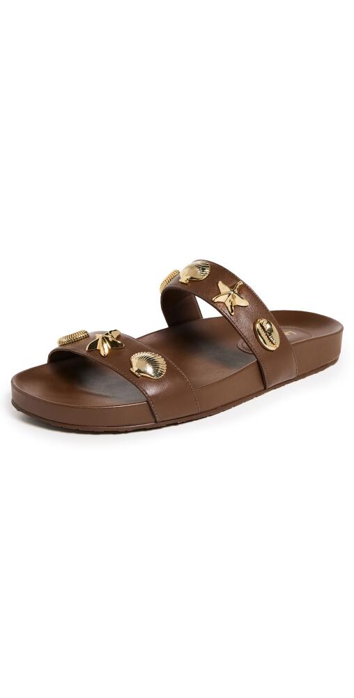 Larroude Madison Slides Brown Cover