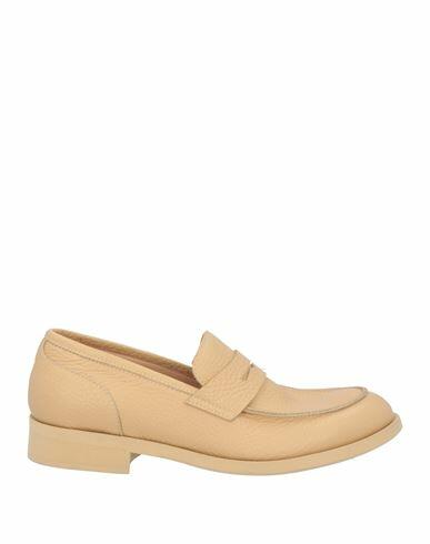 Seboy's Woman Loafers Beige Soft Leather Cover