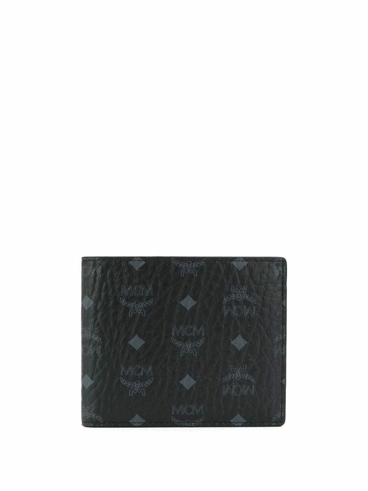 MCM logo-print bifold wallet - Black Cover