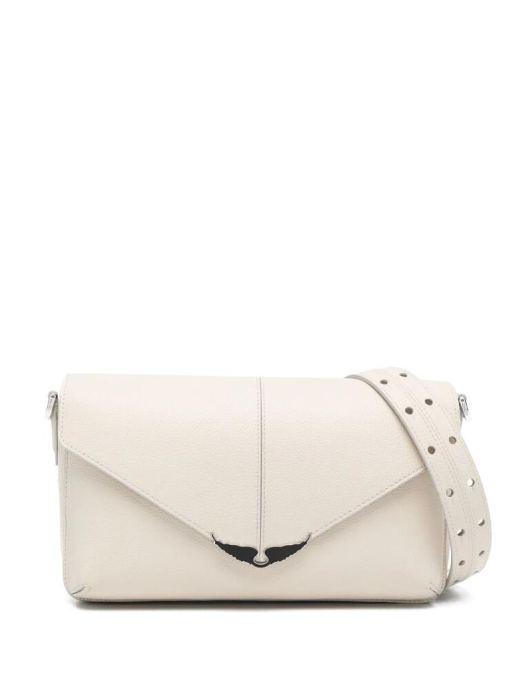 Zadig&Voltaire Borderline Daily grained clutch bag - White Cover