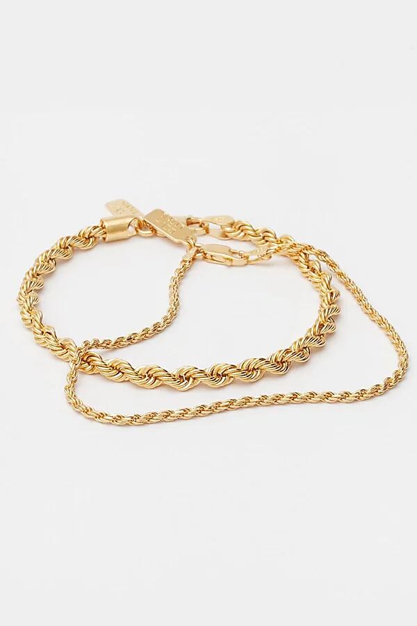 Deux Lions Jewelry Eternal Stack Bracelets in Gold Cover