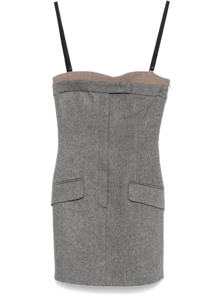 Sportmax tweed mini dress - Grey Cover