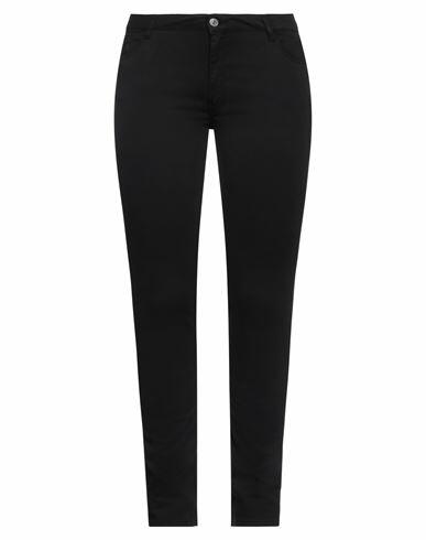 Trussardi Woman Pants Black Cotton, Lyocell, Elastane Cover