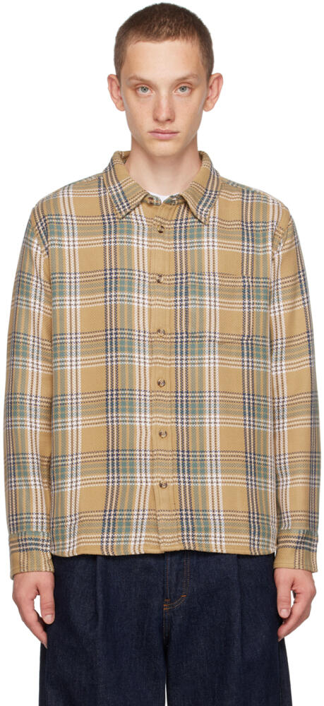 Corridor Beige Acid Plaid Stag Shirt Cover