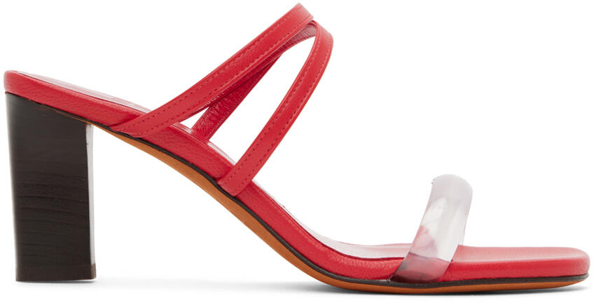 Maryam Nassir Zadeh Red Samantha Heeled Sandals Cover