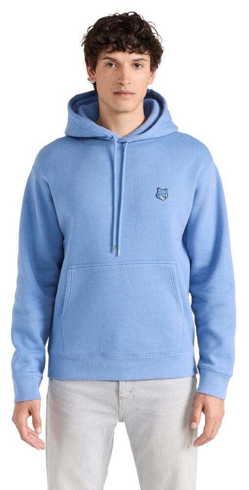 Maison Kitsune Bold Fox Head Patch Comfort Hoodie Hampton Blue Cover