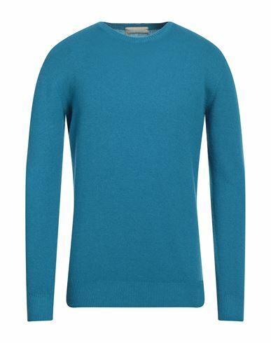 120% Lino Man Sweater Deep jade Cashmere, Virgin Wool Cover