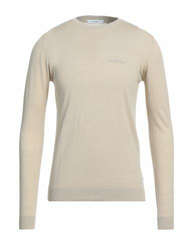 Gazzarrini Man Sweater Beige Cotton Cover