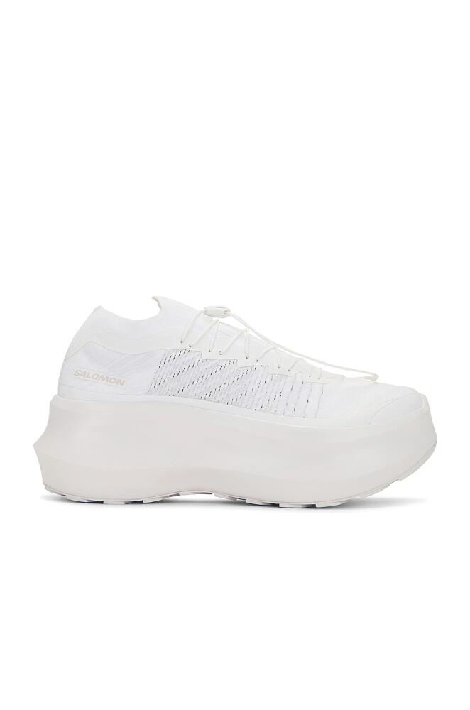 COMME des GARCONS Homme Plus x Salomon Pulsar Platform Shoe in White Cover