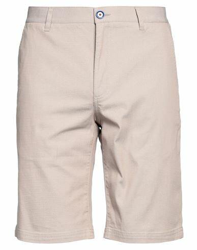 Fred Mello Man Shorts & Bermuda Shorts Sand Cotton, Polyester, Elastane Cover