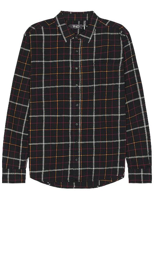 WAO The Flannel Shirt in Black Cover