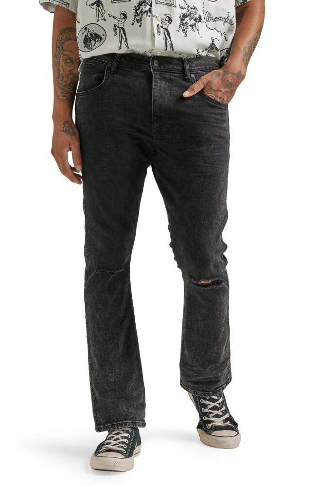 Wrangler Ripped Bootcut Jeans in Hard Days Nights Cover