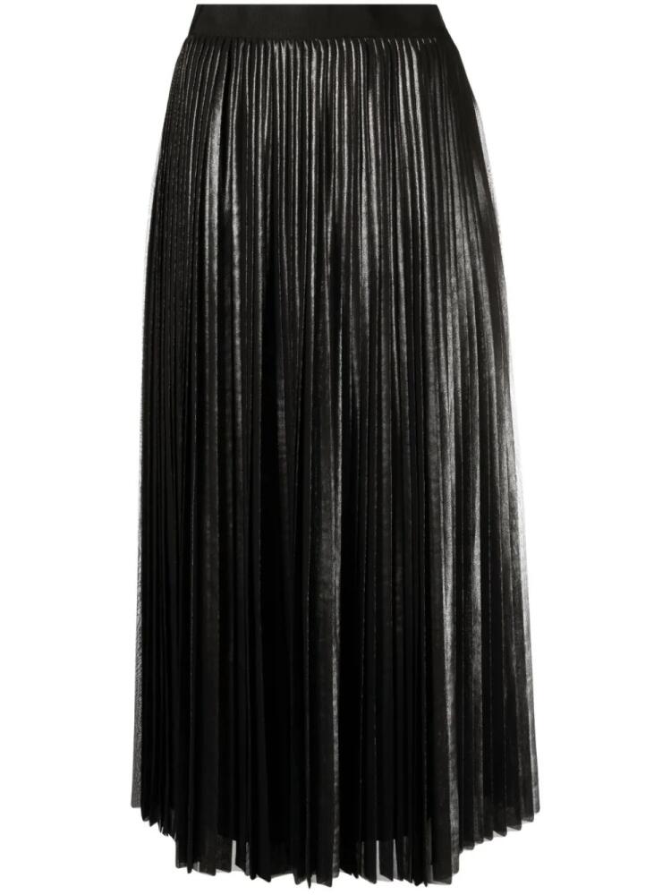 Fabiana Filippi layered pleated midi skirt - Black Cover