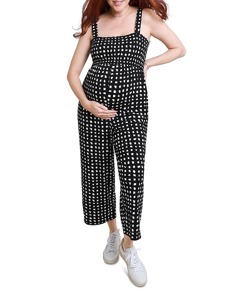 Ingrid & Isabel Maternity Smocked Jumpsuit Cover