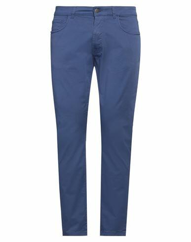 Reign Man Pants Navy blue Cotton, Elastane Cover