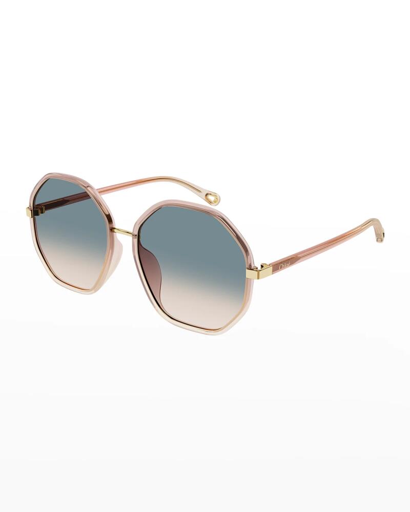 Chloe Ombré Round Injection Plastic Sunglasses Cover