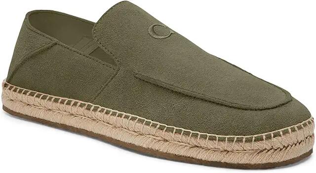 COACH Reilly Espadrille (Olive Drab) Men's Lace-up Boots Cover