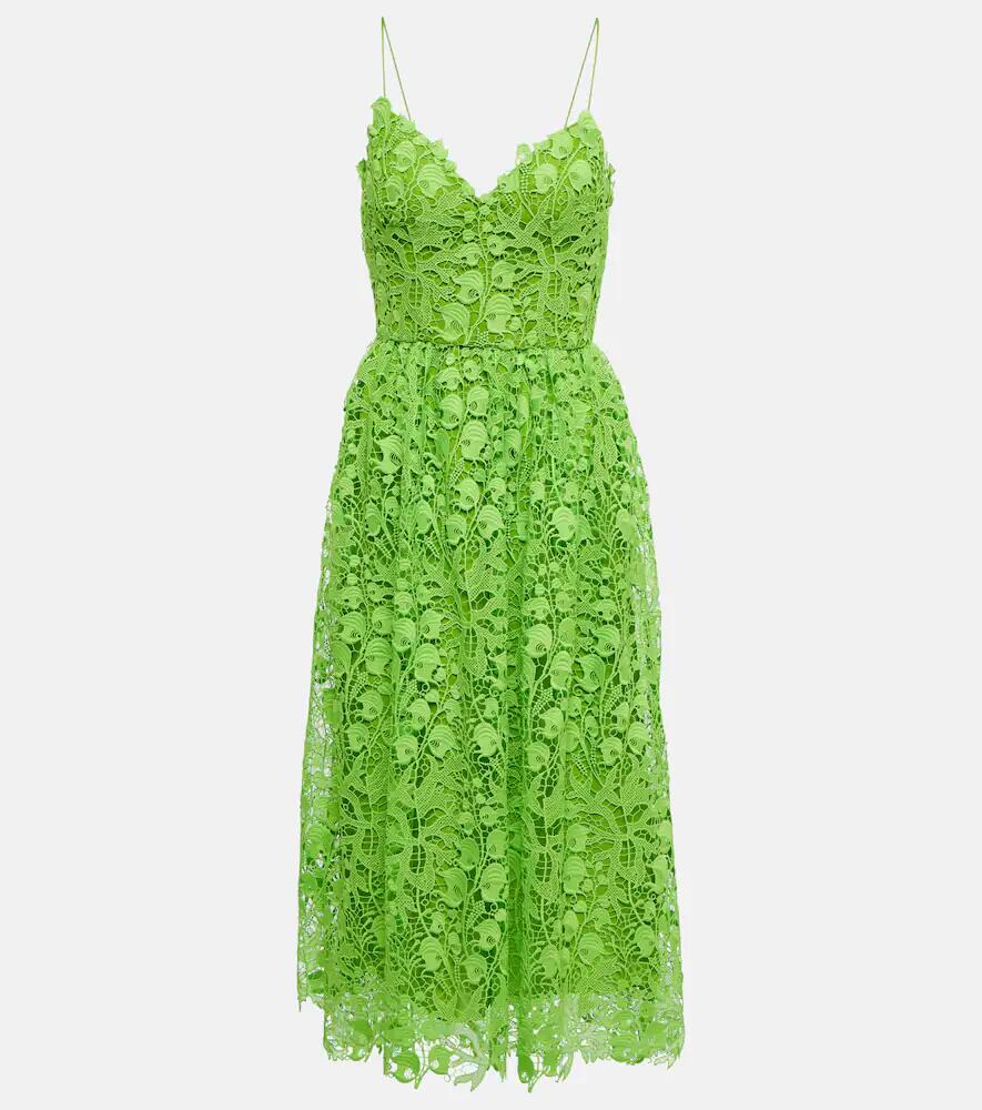 Monique Lhuillier Lace midi dress Cover