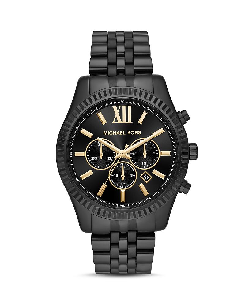 Michael Kors Black Lexington Chronograph, 44mm Cover