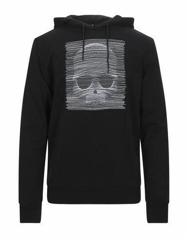 Hydrogen Man Sweatshirt Black Cotton, Elastane Cover