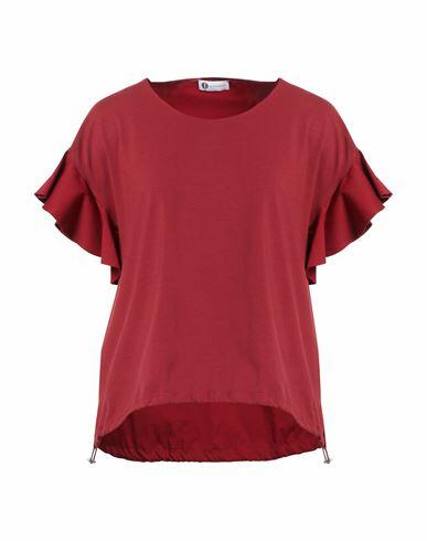 Diana Gallesi Woman T-shirt Garnet Cotton, Polyamide, Elastane Cover