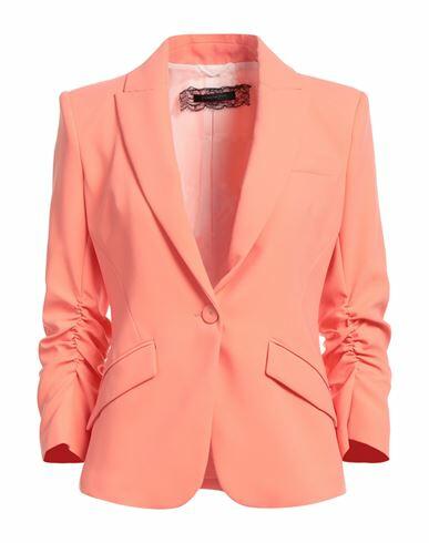 Patrizia Pepe Sera Woman Blazer Salmon pink Polyester, Elastane Cover