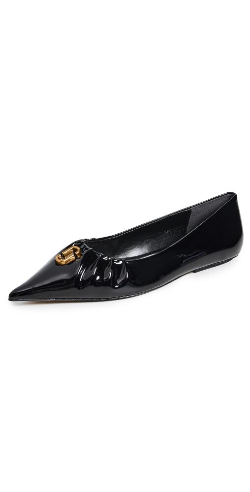 Marc Jacobs The Pointy Toe Ballerina Flats Black Cover