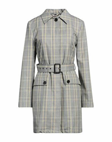 Sealup Woman Overcoat & Trench Coat Grey Cotton Cover