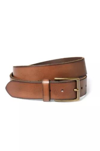 Eddie Bauer Men's Khaki Leather Belt Cover