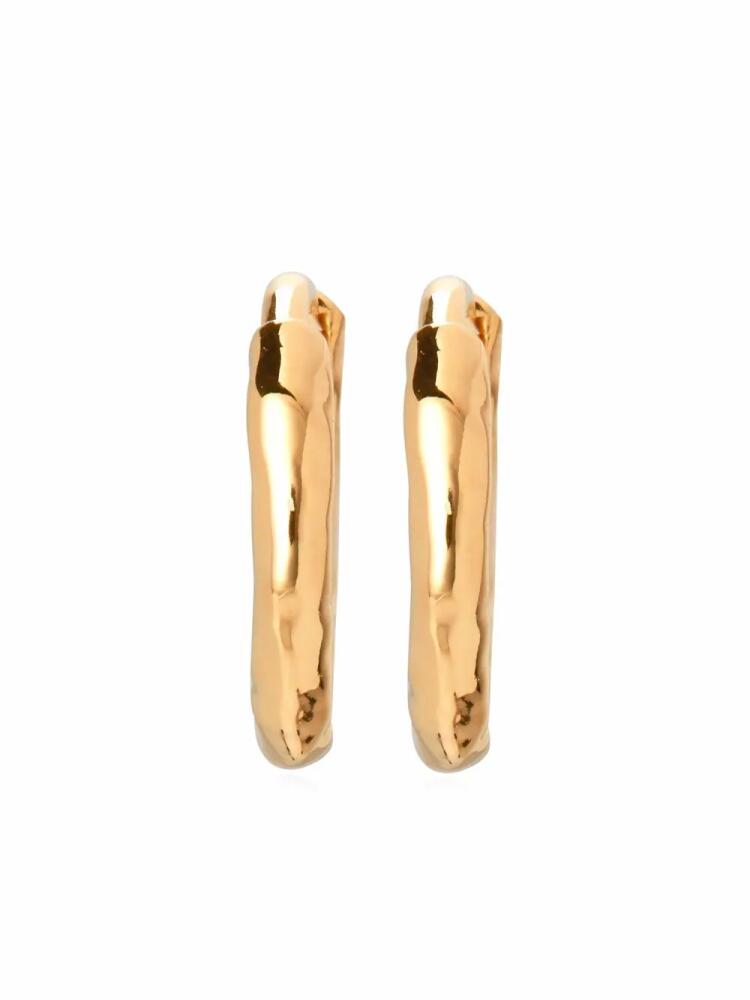 Monica Vinader Ziggy huggie earrings - Gold Cover