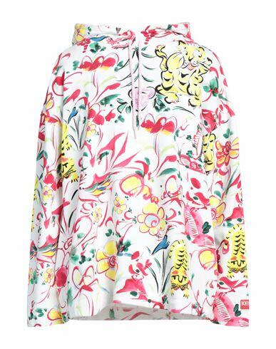 Kenzo Woman Sweatshirt White Cotton Cover