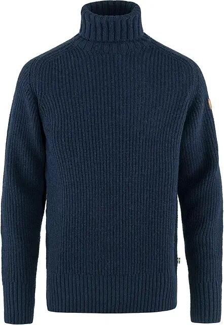 Fjallraven Ovik Roller Neck Sweater (Dark Navy) Men's Clothing Cover