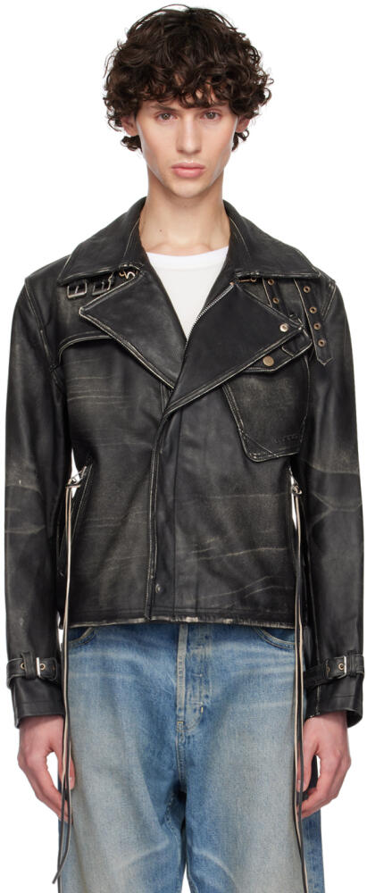 EYTYS Black Achilles Leather Jacket Cover