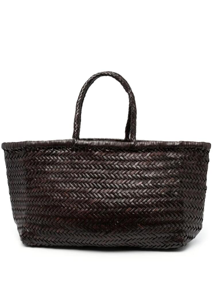 DRAGON DIFFUSION Triple Jump interwoven-design tote bag - Brown Cover