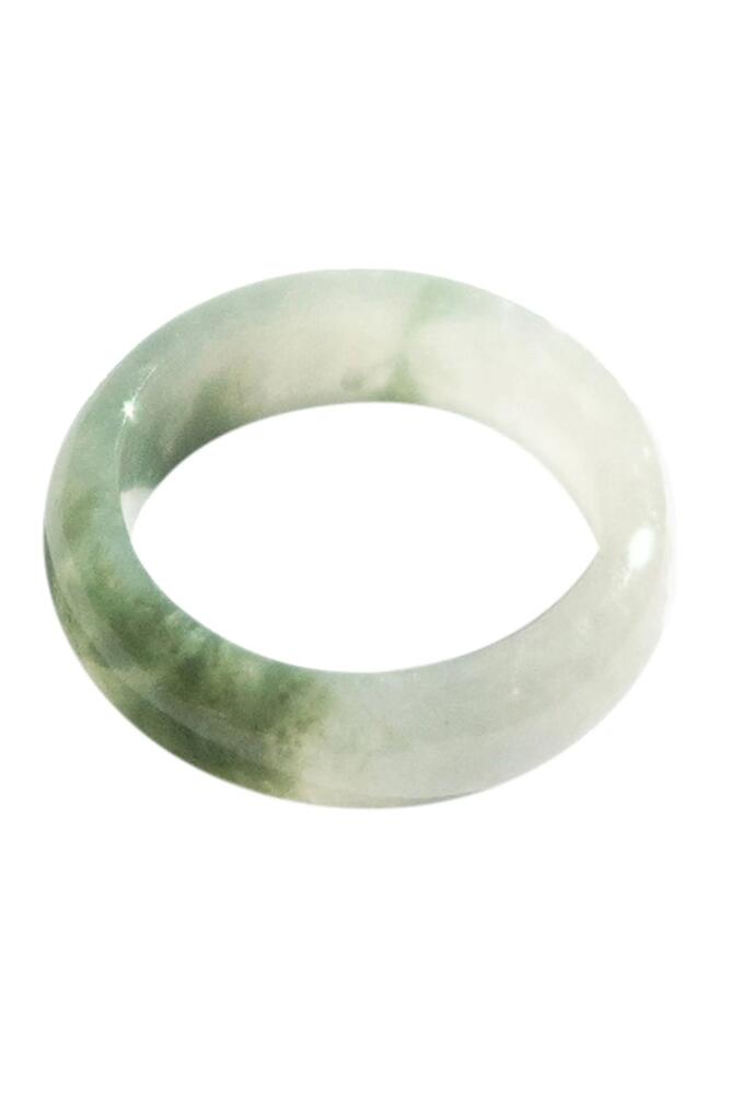 seree Koi Mottled green jade ring Cover