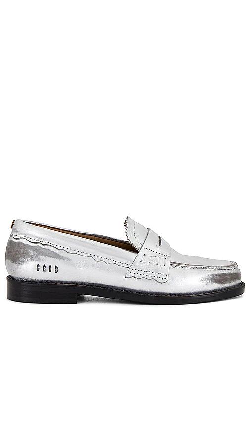 Golden Goose Jerry Loafer in Metallic Silver Cover