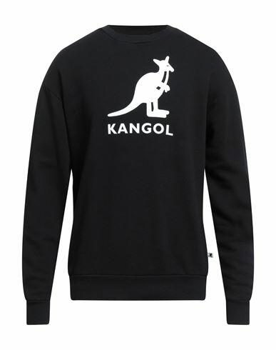 Kangol Man Sweatshirt Black Organic cotton Cover