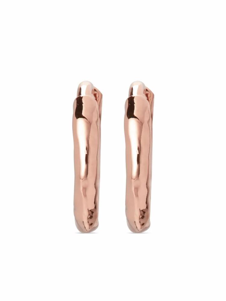 Monica Vinader Ziggy huggie earrings - Pink Cover