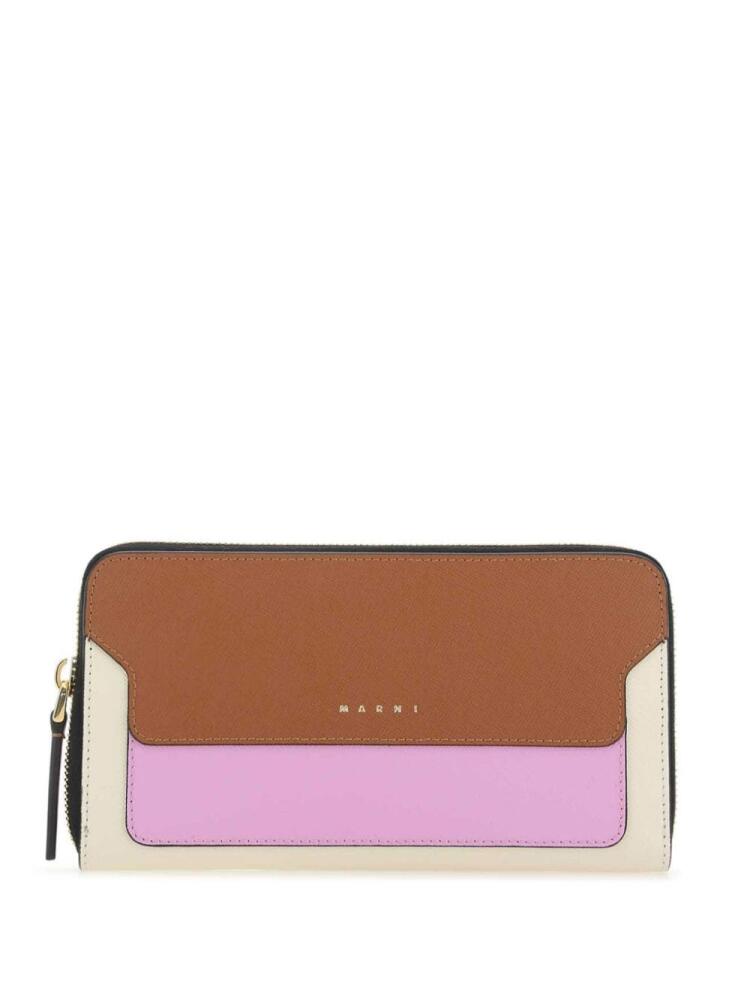 Marni colour-block wallet - Neutrals Cover