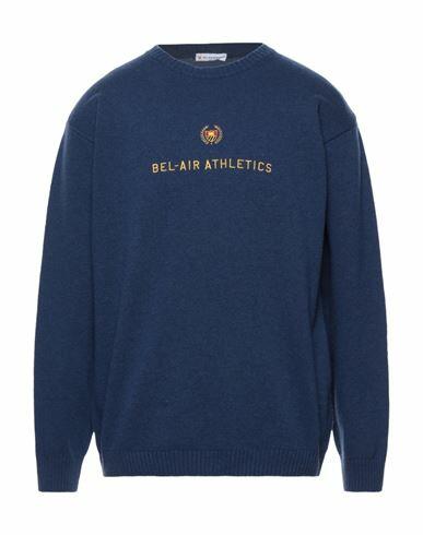 Bel-air Athletics Man Sweater Midnight blue Wool, Polyamide Cover