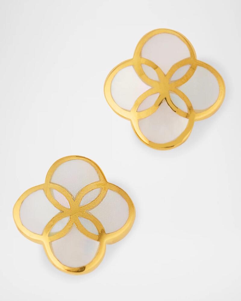 Jan Leslie Petal Gemstone Stud Earrings Cover